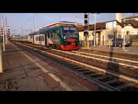 E464 020+6 MDVC+pilota piano ribassato Trenord - Milano Greco - 10/05/22