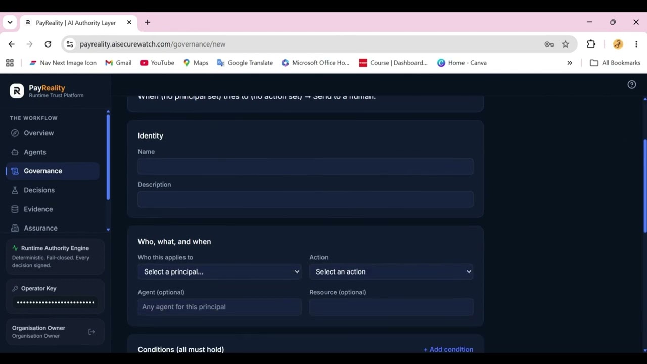 PayReality Executive Demo