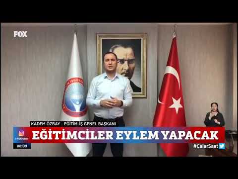 Eğitime ve çocuklarımıza sahip çıkma çağrımız Fox Tv Çalar Saat programında haberleştirildi. | EĞİTİM İŞ