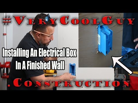 Best Way To Install An Electrical Box In An Existing Wall