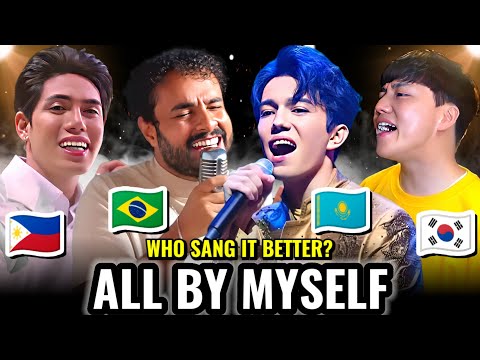 ALL BY MYSELF - Stell Ajero SB19 🇵🇭 VS Mine Kwon 🇰🇷 VS Gabriel Henrique 🇧🇷 VS Dimash Kudaibergen 🇰🇿