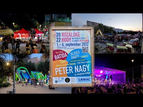 Lamač - Rozálske hody 2022, Peter Nagy a skupina Indigo koncert naživo