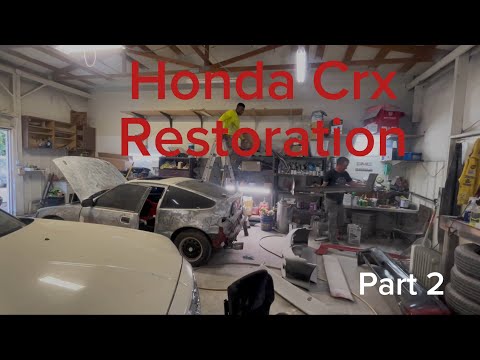 1989 Honda CRX Si Restoration - Part 2 | Bringing a Classic Back to Life 🚗🛠️