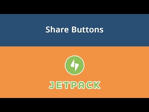 JetPack WordPress Plugin Tutorial Lesson 3 Share Buttons