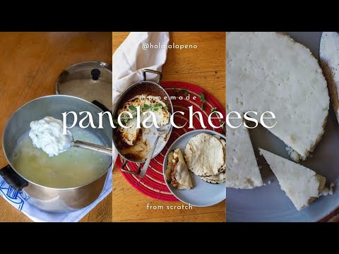 HOW TO MAKE HOMEMADE PANELA CHEESE FROM SCRATCH-THREE INGREDIENTS, NO CRAZY EQUIPMENT