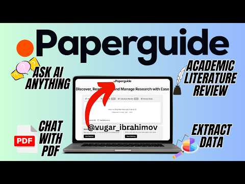 PaperGuide AI Faster Academic Literature Review & Answers Any Question