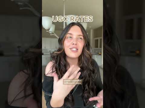 how to know what to charge for your UGC videos - industry rates