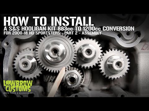 How To Install S&S Cycles 1200cc Hooligan kit 883cc Harley-Davidson Sportsters - Part 2 - Assembly