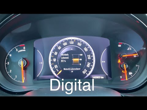 Opel Insignia A Facelift Digitaler Tacho Erklärung der Funktionen
