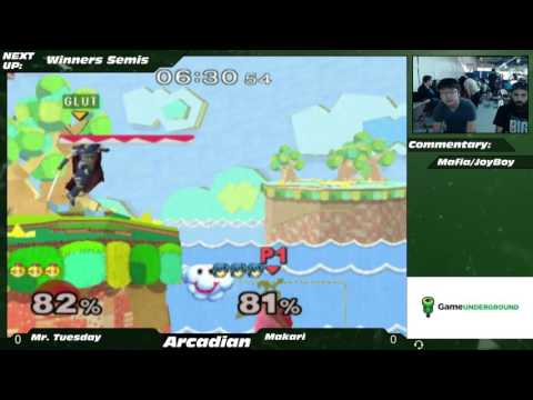 NE Melee Arcadian 2 WSF - Mr. Tuesday (Peach) vs. Makari (Marth)
