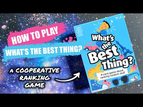 How to Play What's the Best Thing? | Concise Board Game Rules & Instructions