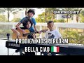 Prodigy Kids Shocking Performance Bella Ciao On Piano Guitar Jelijah Diaz QuarantinedQuartet