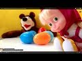 Маша и Медведь Маша каша Mascha open Popeye Surprise Eggs ماشا ...