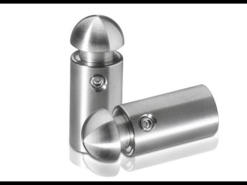 1/2'' Diameter X 1'' Barrel Length Stainless Steel Sandoffs Standard Head Satin Brushed Finish Grade 304(for Inside & Outside Use) [Required Material Hole Size: 3/8'']