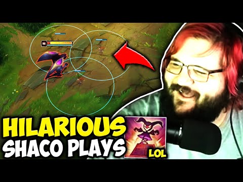 PINK WARD CRIES IN LAUGHTER AFTER THIS... (HILARIOUS SHACO PLAYS)