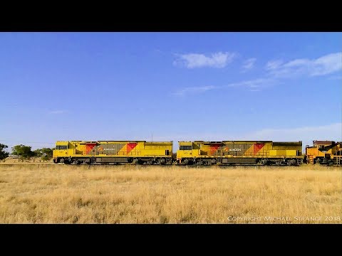 Aurizon Intermodal Container Train Service MP1 (16/12/17) - PoathTV Australian Railways