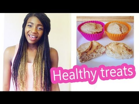 Healthy treats: Peanut Butter filled Muffins ♡