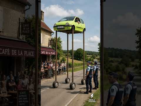 La poursuite la plus absurde en Twingo 😂