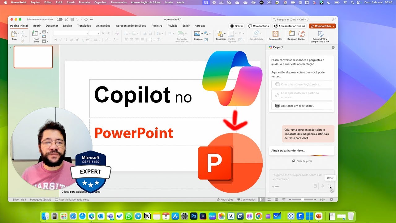 Copilot para Microsoft 365 no PowerPoint, por Mauricio Cassemiro