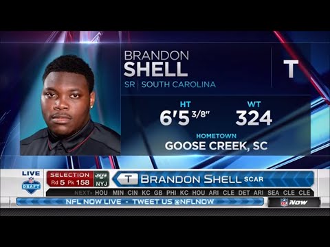2016 NFL Draft Rd 5 Pk 158 | NY Jets Select OT Brandon Shell