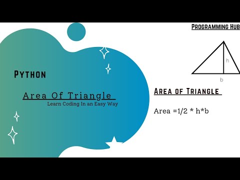 Python Area Of Triangle Python Programming For Beginners Python Programming Python Tutorials