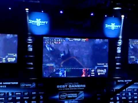IEM 2013 - Katowice - Starcraft - Lucifron vs Bly (fragment)