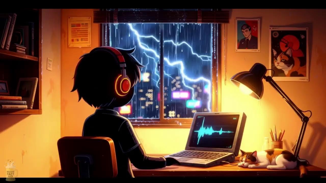 🌧️ Lofi Chill Beats to Relax, Study & Sleep | Rainy Night Vibes 🎧