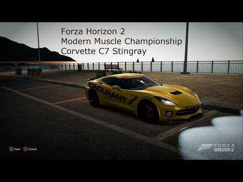 Forza Horizon 2 Modern Muscle Championship in a Corvette C7 Stingray