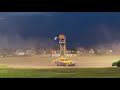 Driver survives end over end flip! What Cheer Raceway figure 8 racing