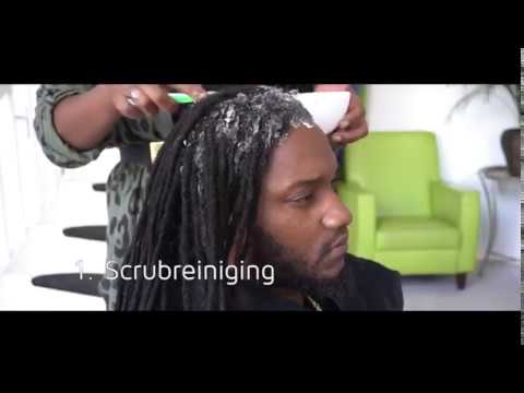 Fastudo Films - Kalibwoy laat zijn locks wassen door The Natural Hairdoctor