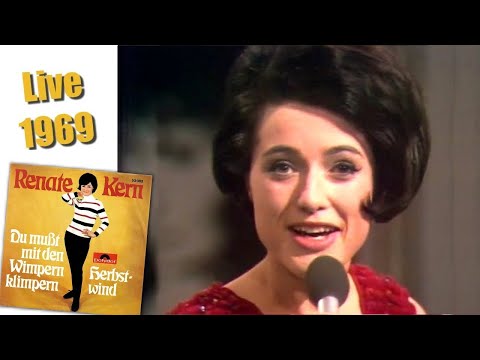 Renate Kern - Du musst mit den Wimpern klimpern | Live, 1969