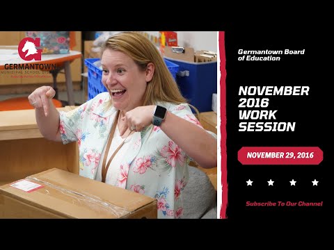 11.29.16 B.O.E. Work Session Part 1