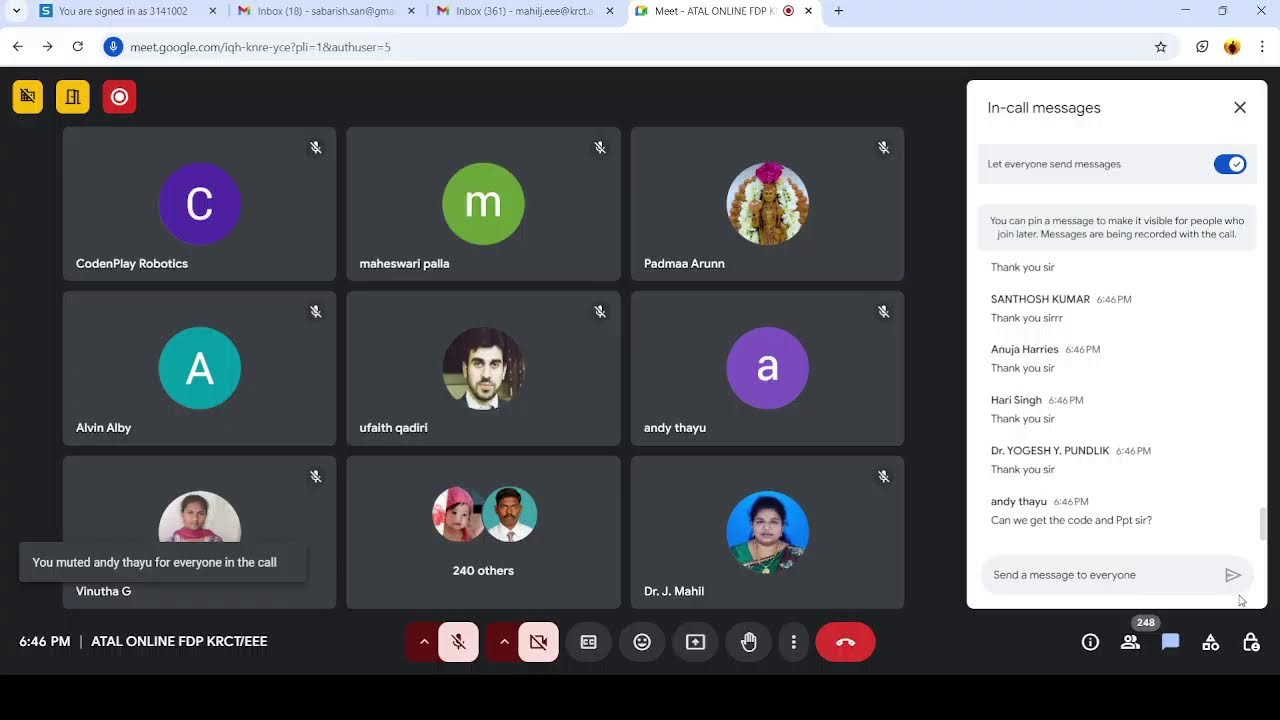SESSION 3 - AICTE ATAL Sponsored FDP on the role of AI and ML in EV Technology - EEE - KRCT