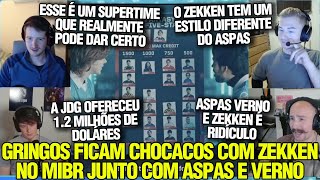 GRINGOS FICAM CHOCADOS COM O ZEKKEN NO MIBR E ACREDITAM QUE ELE É A DUPLA PERFEITA PRO ASPAS NO MIBR