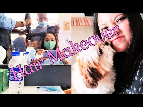 Got A Hair Makeover | keratin treatment before and after | Did my puppies like my makeover