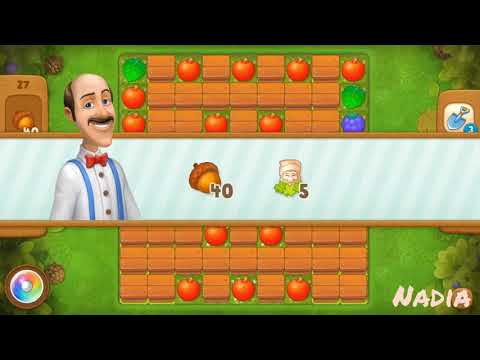 Gardenscapes Level 27. No Boosters used