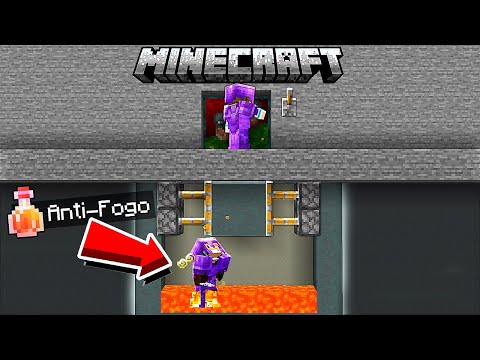 trolei o invasor com passagem secreta falsa no Minecraft 1.17 #161 CREATIVESQUAD