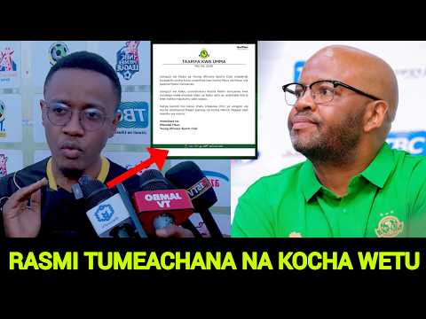 RASMI ALLY KAMWE ATOA TAARIFA KUACHANA NA KOCHA MANQBA /TUTATANGAZA KOCHA MPYA HIVI KARIBUNI