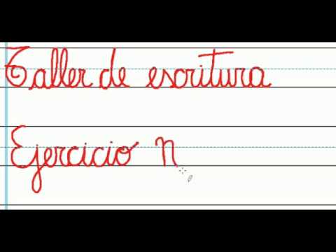 Ejercicios de letra cursiva N° 7 Trazo en cursiva del las letras: I y U