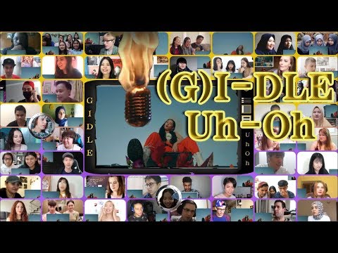 G)I-DLE_uhoh(여자아이들) MV reaction mashup