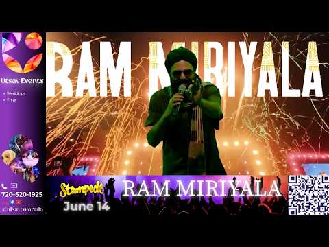 Ram Miriyala Live in Denver brought to you by Utsav Events