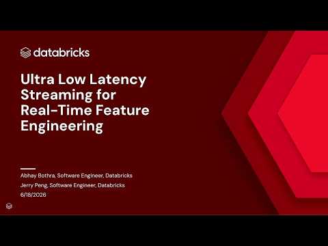 Watch: Ultra Low Latency Streaming for Real-Time Feature Engineering