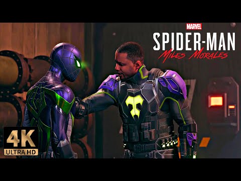 Miles and Prowler Team Up with the Purple Reign Suit | Marvel's Spider-Man: Miles Morales (4K 60FPS)