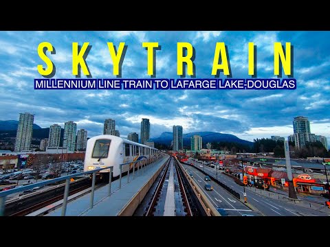 SkyTrain Full Ride | Millennium Line | VCC-Clark to Lafarge Lake-Douglas Station