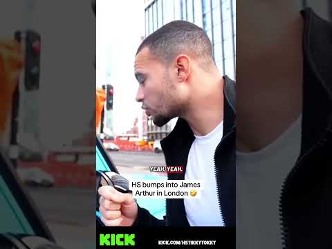 Hstikkytokky runs into James Arthur and doesn’t know him #hstikkytokky #clips #viral #jamesarthur