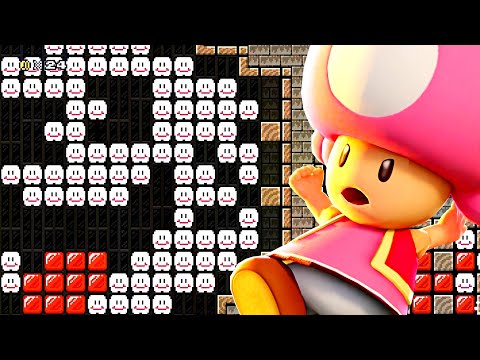 Super Mario Maker 2 🔧 Halloween Ghost Escape Platforms 🔧 Lionaris