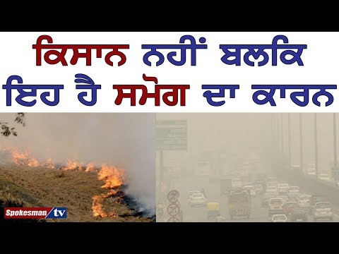 ਕਿਸਾਨ ਨਹੀਂ ਬਲਕਿ ਇਹ ਹੈ ਸਮੋਗ ਦਾ ਕਾਰਨ