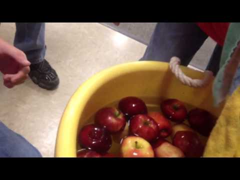 Christian apple bobbing