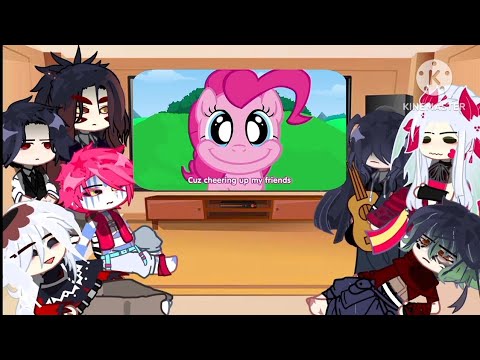 ♪UpperMoons + Muzan React To 'Smile HD'♪ || KNY × MLP || 🇬🇧🇧🇷🇮🇩🇯🇵 || Lazy