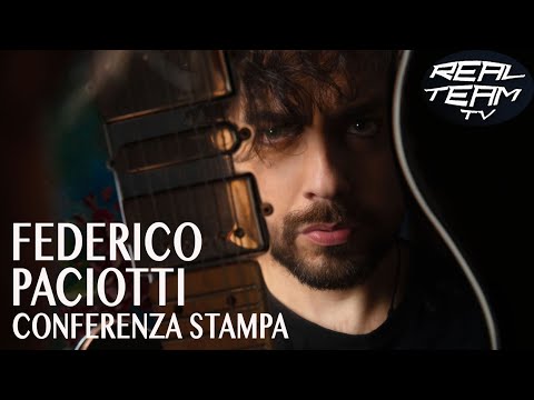 Federico Paciotti Press Conference - REAL TEAM TV